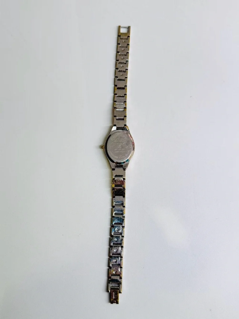 Vintage Elgin Women’s Two-Tone Quartz Watch  23mm New Battery Runs